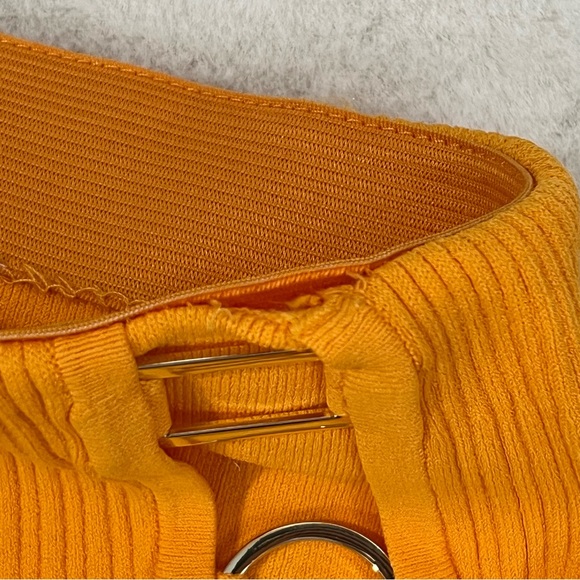 NWT Sandro Assiya Halter Bodysuit & Bussy Skort w/ Small Seam Rip & Mark on Back - Picture 14 of 16